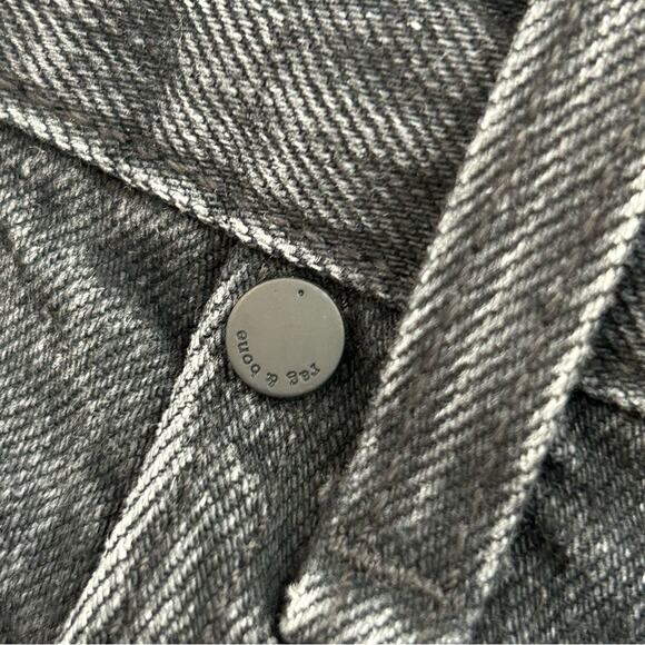 Rag & Bone Straight Jean Washed Black Red Side Stripe 24 - Picture 8 of 13